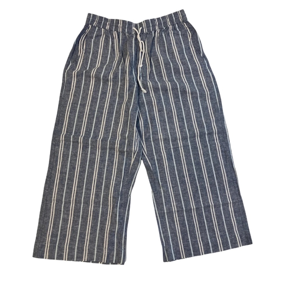 Beach Lunch Lounge Margot Linen Wide Leg Cropped Pants